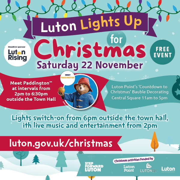 Lighting Up Luton 2025 600 X 600